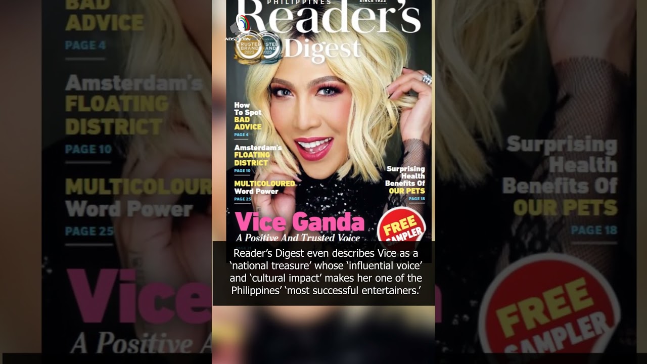 ⁣ABS-CBN, VICE GANDA, HAILED 'MOST TRUSTED' AT READER’S DIGEST AWARDS 2023