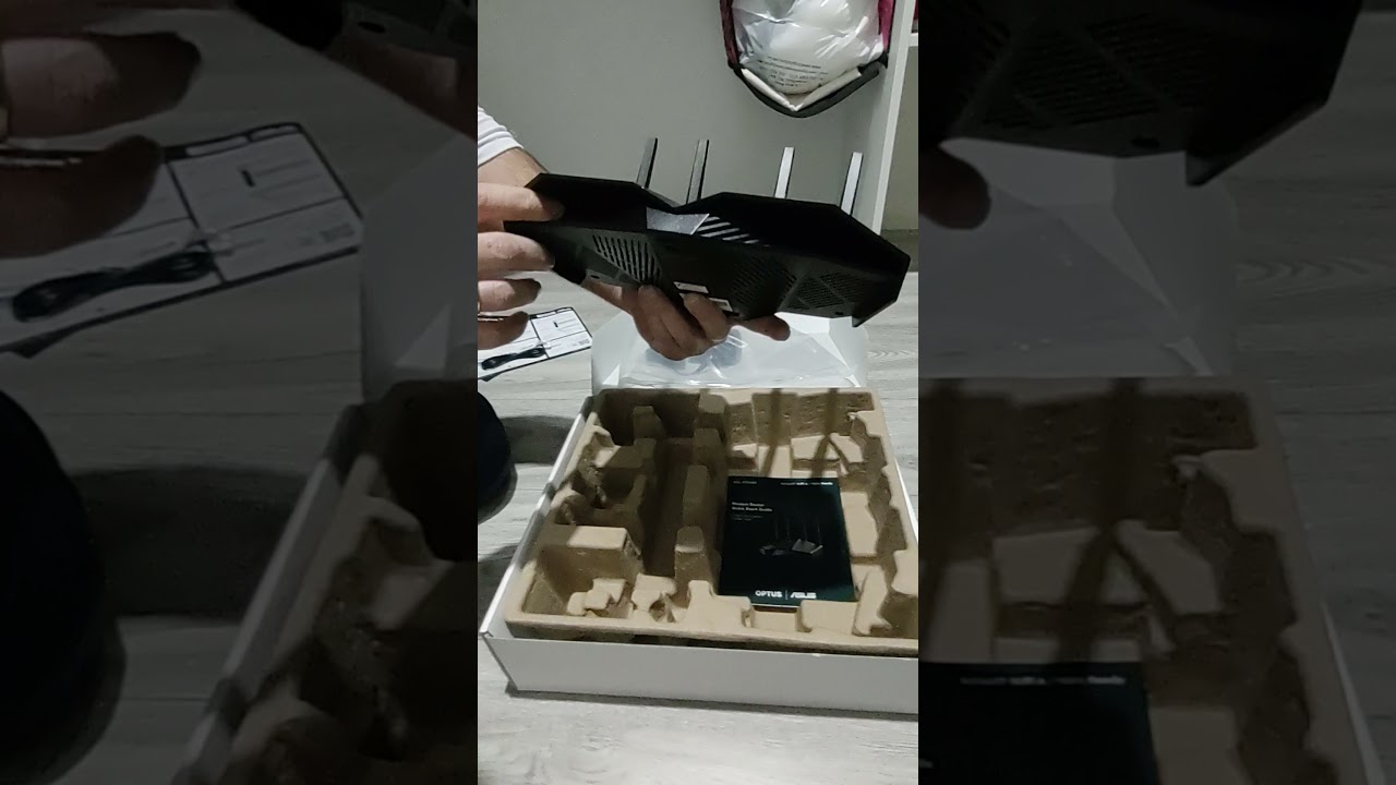 Unboxing latest Optus ASUS DSLAX5400 gaming modem router YouTube