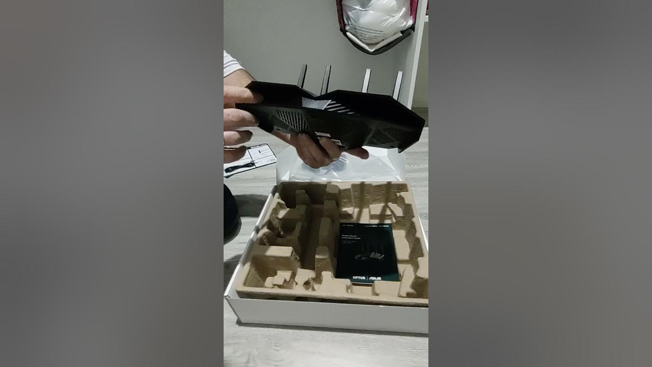 Unboxing latest Optus ASUS DSLAX5400 gaming modem router YouTube