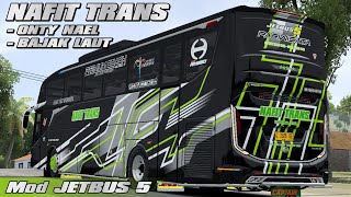 Nafit Trans Onty Nael Bajak Laut. Livery Mod JB5 KP Projects. Bussid