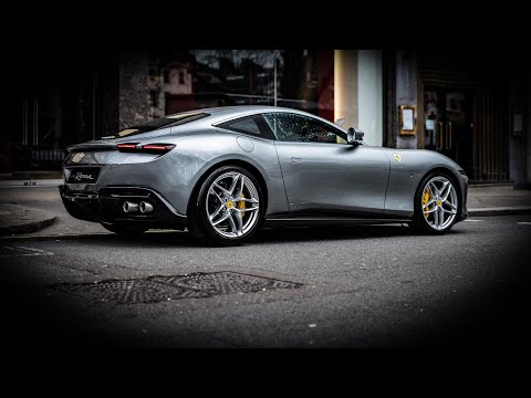 FIRST Ferrari Roma ENGINE SOUNDS and DRIVING in London!!