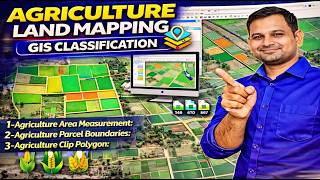 Agriculture Land Digitization in ArcGIS Pro | खेत की GIS Mapping हिंदी में I कृषि भूमि मैपिंग सीखें