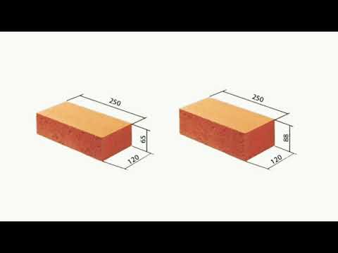 Размер и виды кирпича для кирпичной кладки