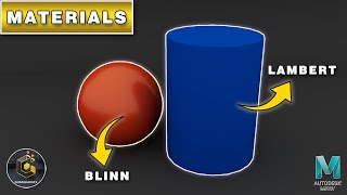 2 - Lambert OR Blinn Learn the DIFFERENCE in Maya!| Hindi