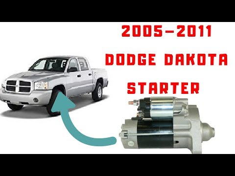 2005-2011 Dodge Dakota starter replace