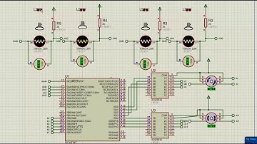 Dual axis Solar tracker Simulation using pic microcontroller