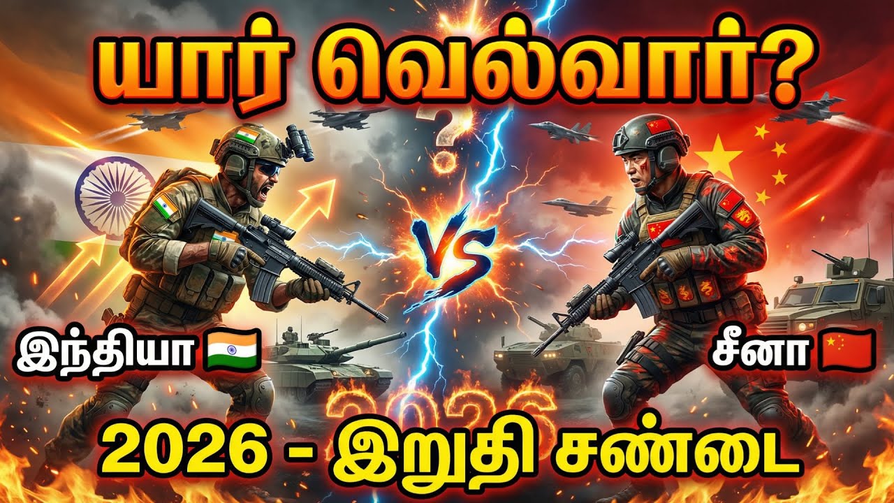 2026-ல் இந்தியா vs சீனா | உண்மையான ராணுவ சக்தி யாருக்கு அதிகம்?