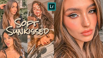 Soft Sunkissed DNG Lightroom Mobile Preset |  How to edit Sunkissed Lightroom Preset | FREE PRESET