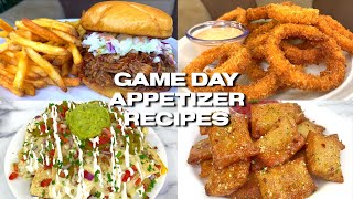 8 EASY GAME DAY APPETIZER RECIPES!