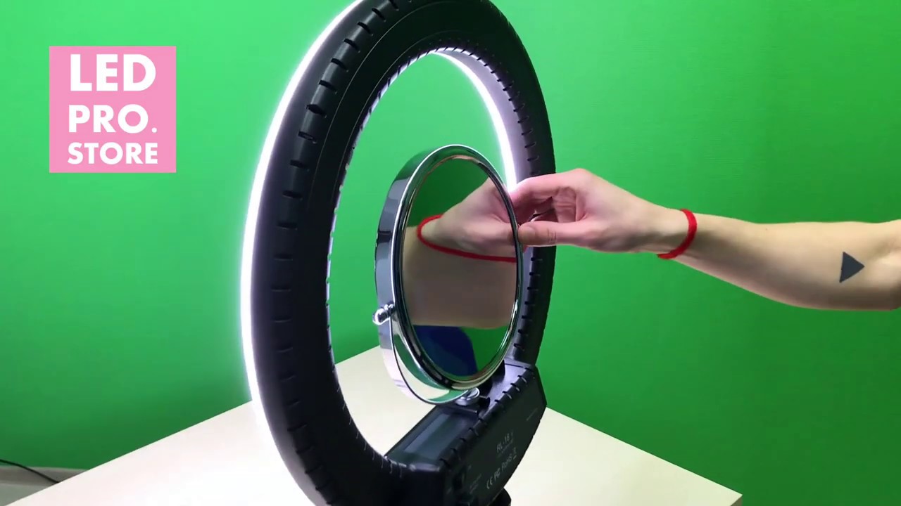 Кольцевая лампа Rl-18 (45 см) Обзор кольцевой лампы - YouTube