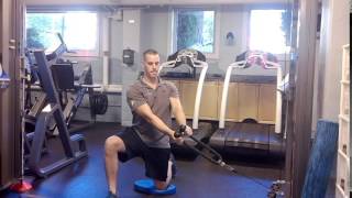 Kneeling Wood Chop (L-H) one knee