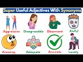 English Adjectives and Synonyms Quiz