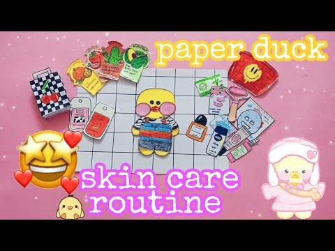 skin care routine for paper duck｜TikTok Search