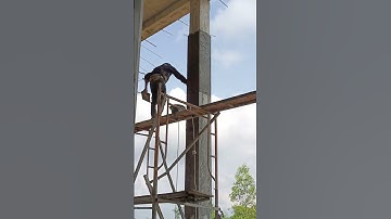 Column plastering works #design #home #house #constrution #work #constructionchannel #architecture