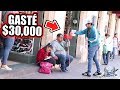 GASTARÍAS ESTA FORTUNA SI LE DIERAS DINERO A TODOS LOS QUE TE PIDEN EN LA CALLE (Experimento Social)