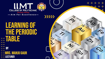 Learning of the Periodic Table | Applied Science | Diploma Engineering | IIMT College of Polytechnic
