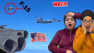 Indians REACT to After B-52 Intercepted: US F-15 Come to Repel Russian Fighters Over Baltic Sea