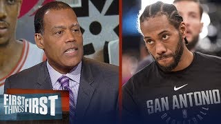 Stu Jackson says Kawhi reported trade to Raptors is 'a very high risk' | NBA | FIRST THINGS FIRST