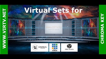 Virtual set Space (OBS studio, Vmix, Unreal Engine 4)