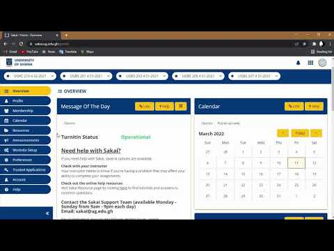 Accessing or Submitting Assignment on Sakai Made Easy!!!_University of Ghana