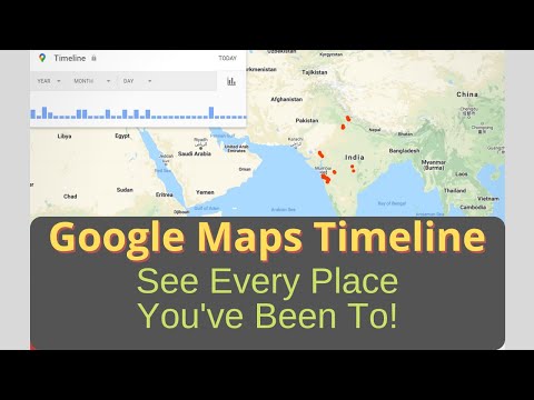 Google Maps Timeline - See Everywhere You've Been
