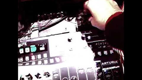 Arturia Matrixbrute sequencing Drumbrute, Moog Mother 32, TTSH rev 3 and Dreadbox Abyss