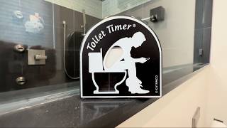 Toilet Timer Review (link in description) - great gift idea