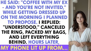 He Said: "Coffee With My Ex — And You’re Not Invited," While Getting Dressed..