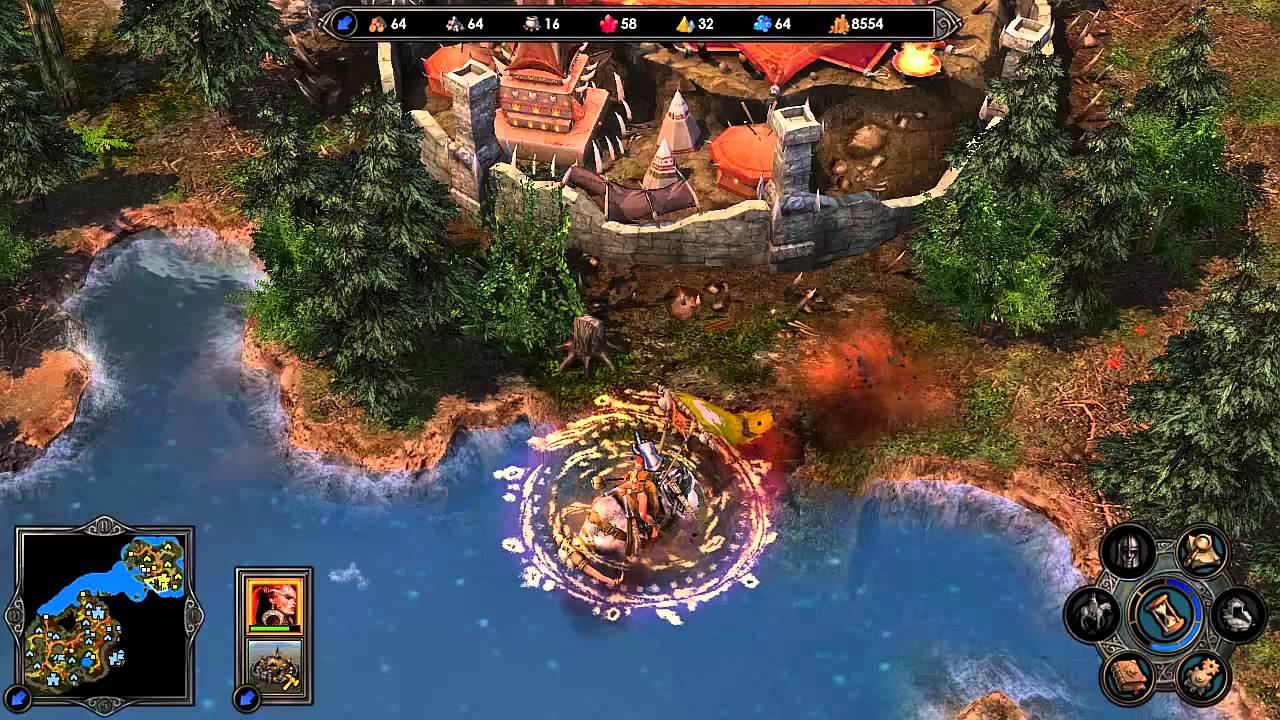 Zagrajmy w Heroes of Might and Magic V Dzikie Hordy 53 Happy End - YouTube