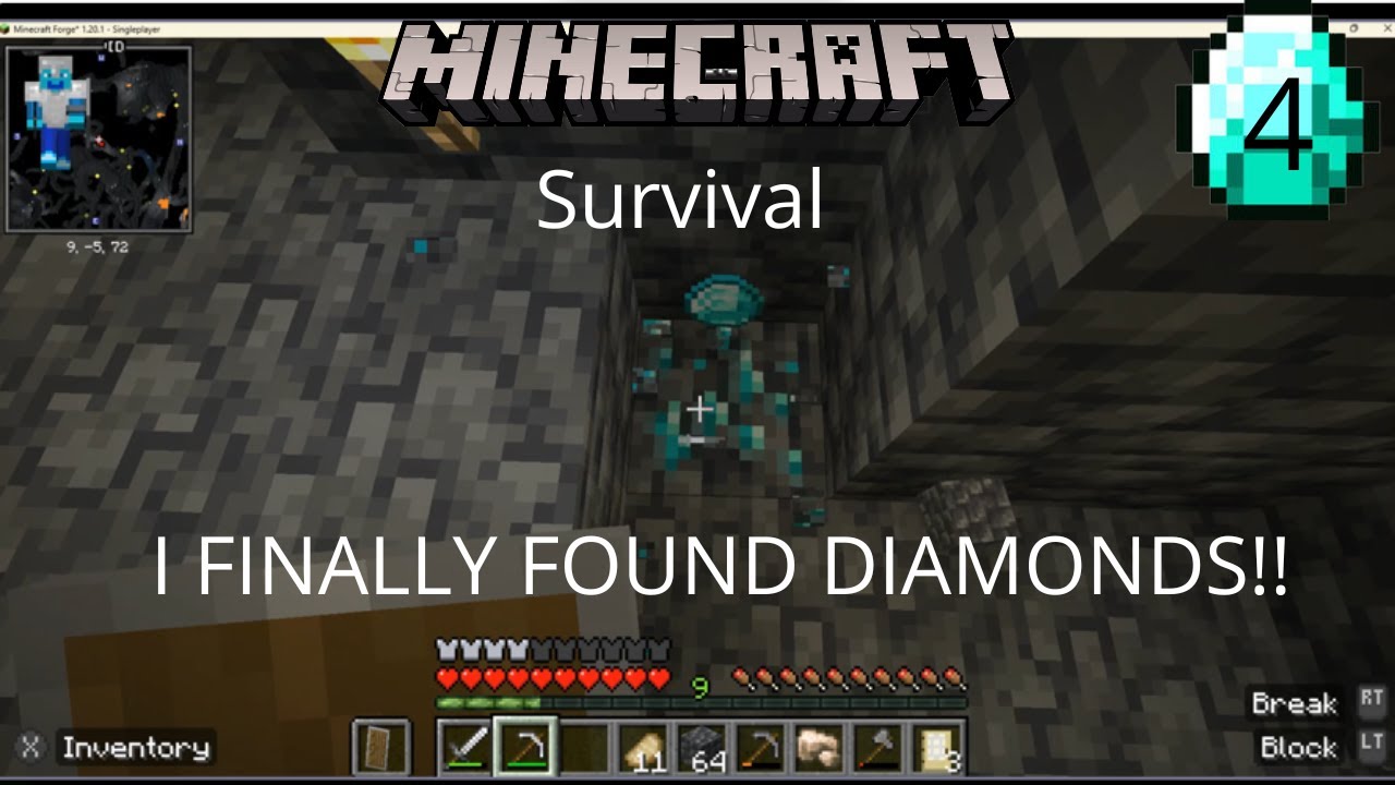 I Finally Found Diamond In My Minecraft Survival World! | MC Survival ...