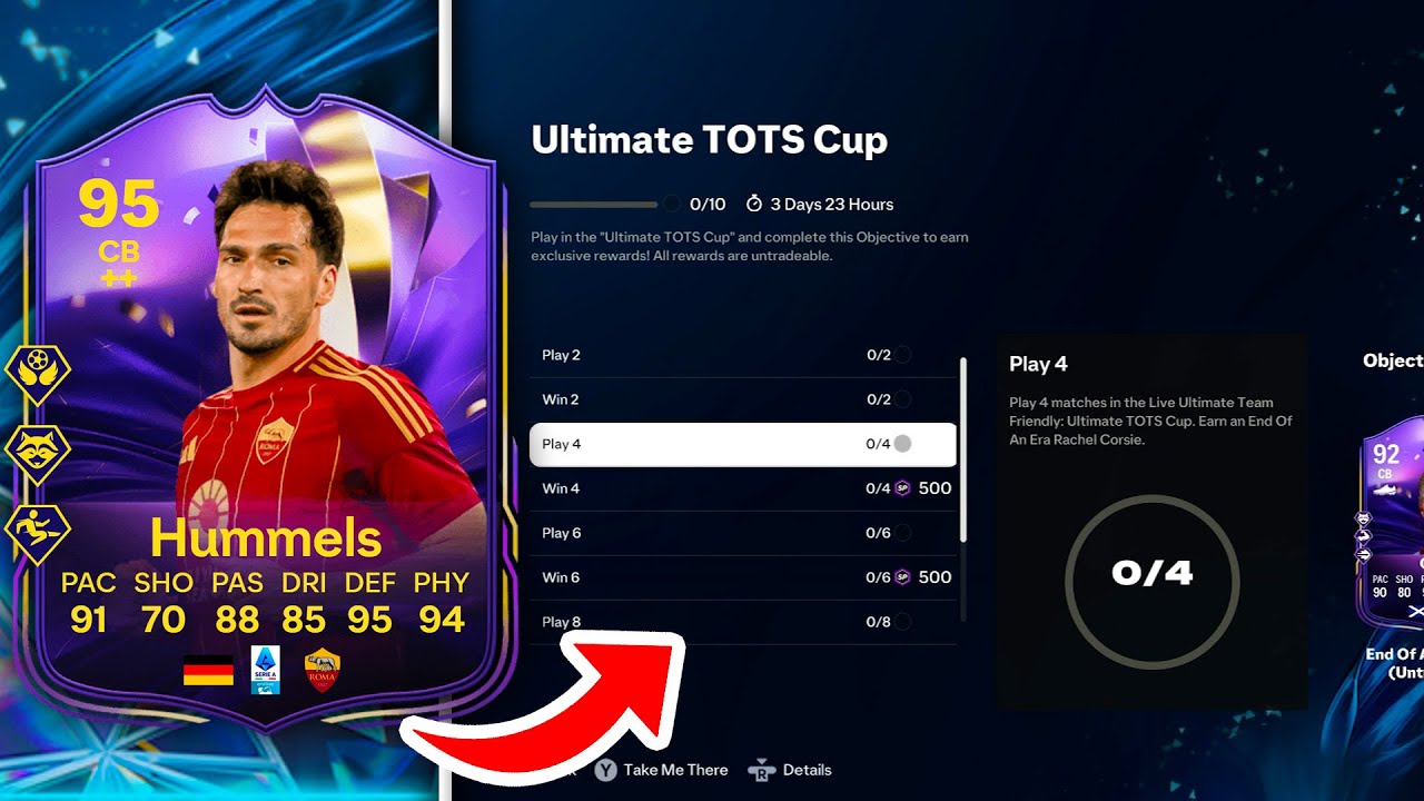 How to Complete Ultimate TOTS Cup Objectives in FC 25 Ultimate Team