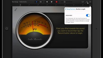 GarageBand - Recording Single Track of Audio