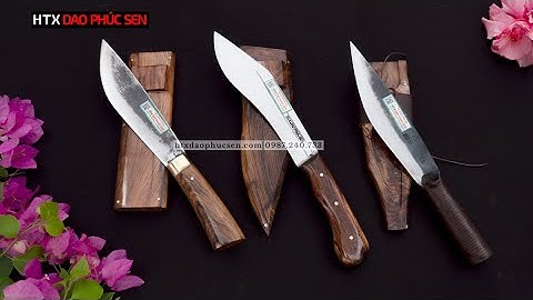 BỘ BA  DAO MÈO KURI SIZE VỪA - HÀNG CHUẨN CỦA HTX DAO PHÚC SEN