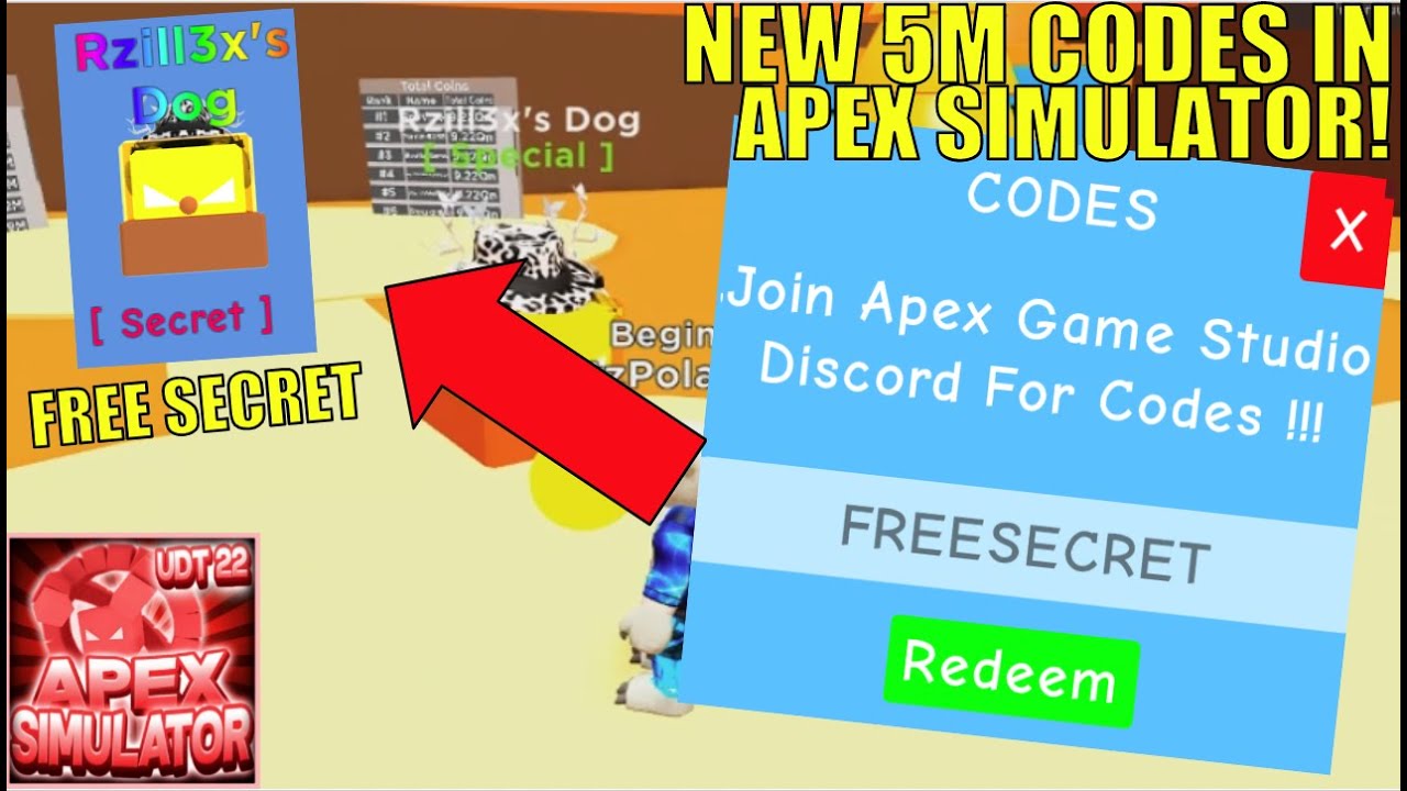 new-5m-update-codes-in-apex-simulator-roblox-youtube
