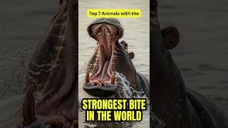 Top 7 Animals With the STRONGEST Bite Force (Not the Lion!)