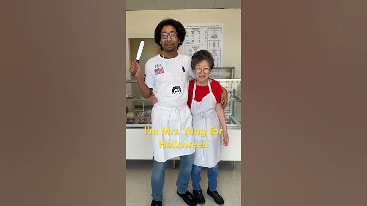 Mrs Yong costume for Halloween