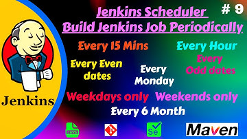 How to Build Jenkins Job Periodically using Jenkins Scheduler | Hourly | Even / Odd dates | Weekdays