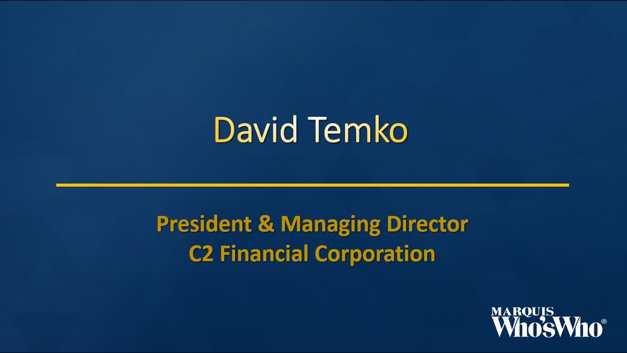 David Temko Pivoted from Art to Finance - YouTube
