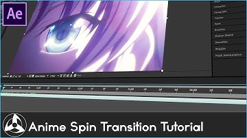 Anime Spin Transition - After Effects Tutorial