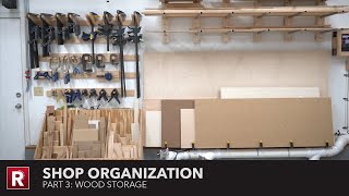 Shop Organization - Part 3: Wood Storage
