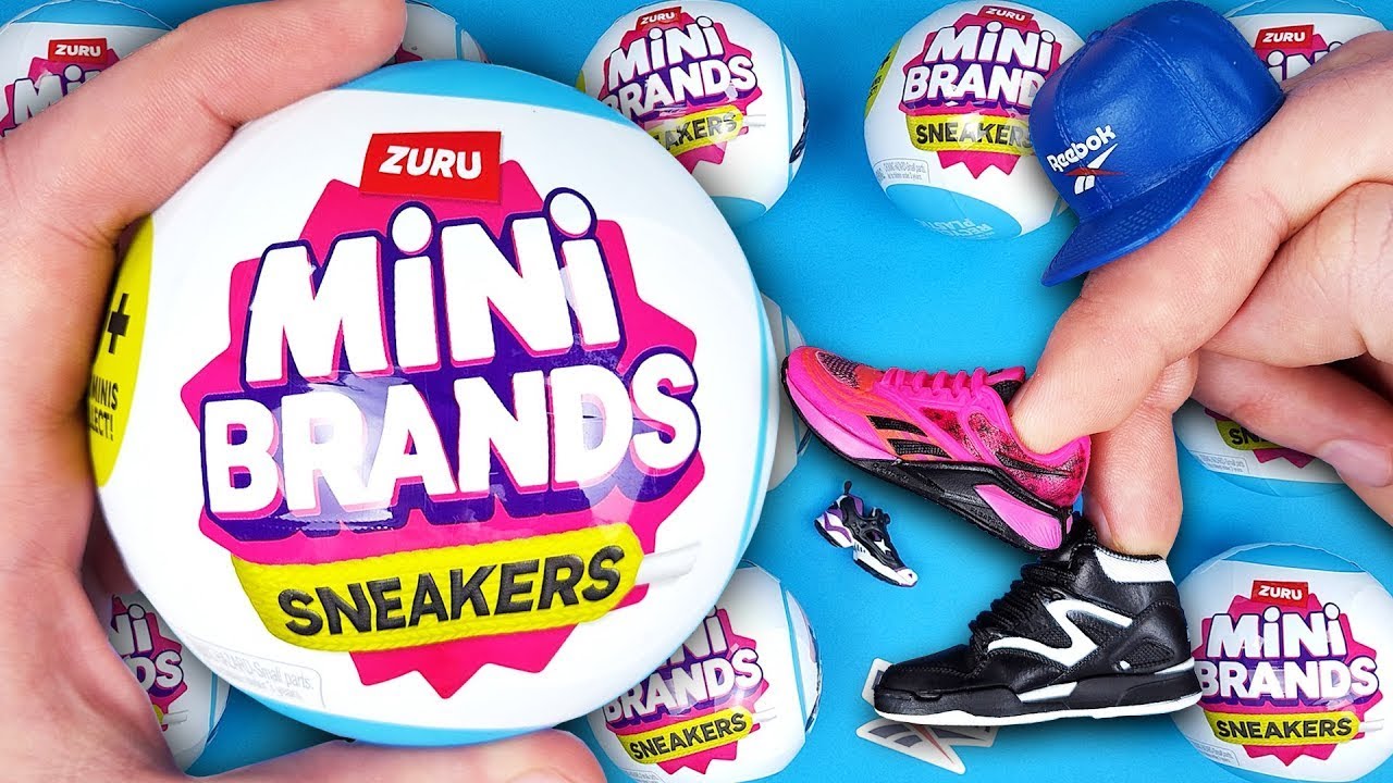 New Mini Brands sneakers! Omg they're so cute #minishoes #minitoys #mi