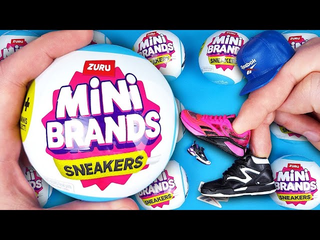 Mini Brands Sneakers unboxing 🔥👟 #minibrands #minibrandssneakers