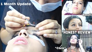 PERMANENT EYELASHES EXTENSIONS | Watch my honest *REVIEW* after experiencing