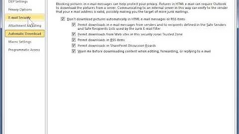 Outlook 2010 Get a Digital ID