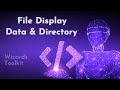 File Display: Wizard's Toolkit