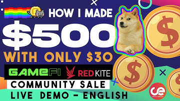 GameFi & Red Kite Community Sale Full Guide with Live Demo - English