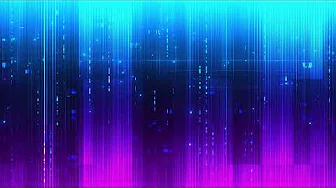 Cyberpunk Gradient Blue Purple Geometric Futuristic Background video | Footage | Screensaver