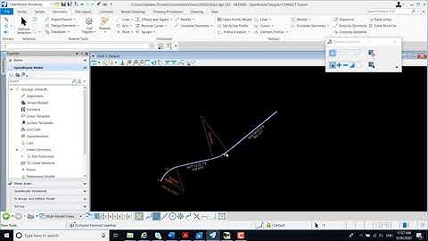 Import native InRoads ALG into OpenRoads Designer