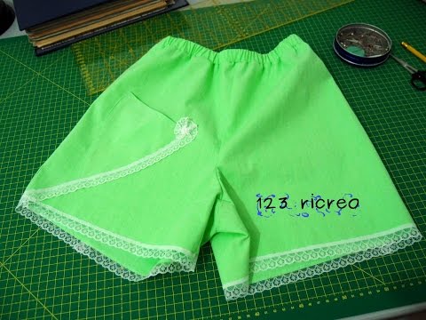 Pantaloni corti con elastico -  parte 1°