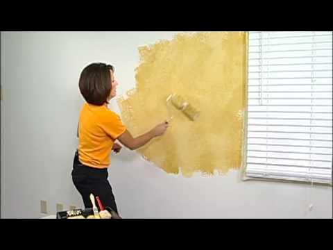 Quick - Sponge Roller Paint Technique Faux Painting Techniques (How To  Paint Walls) #FauxPainting 